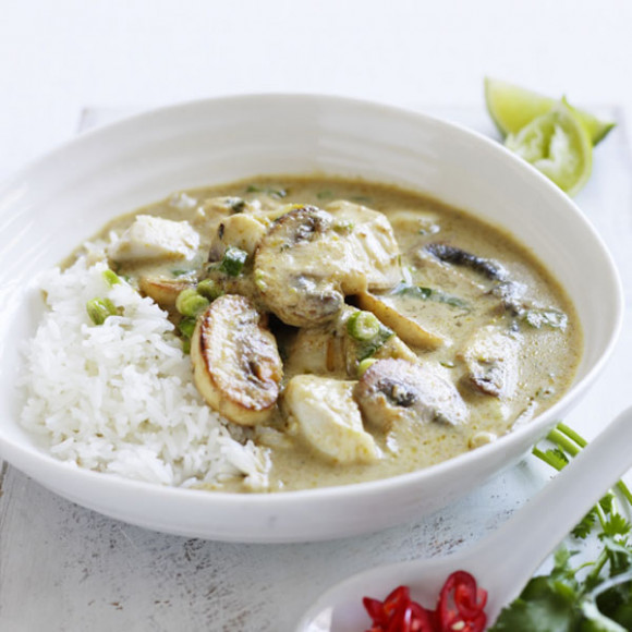 Thai Mushroom Fish Curry
