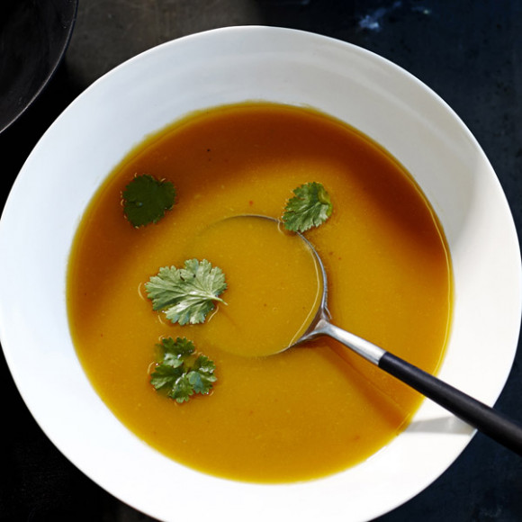 Sweet Potato Soup with Thai Flavours