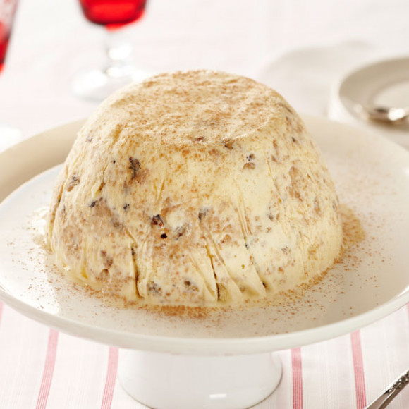 Christmas Cake Ice Cream Bombe