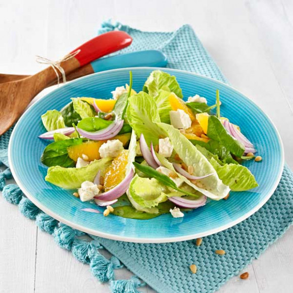 Orange, Spinach and Feta Salad