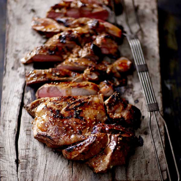 Butterflied Leg of Lamb with Asian Flavours