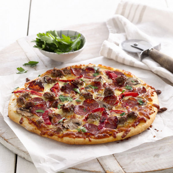 Italian Meat Lovers Pizza Recipe 