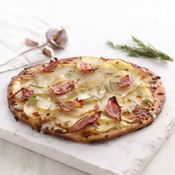Potato, Rosemary and Speck Pizza