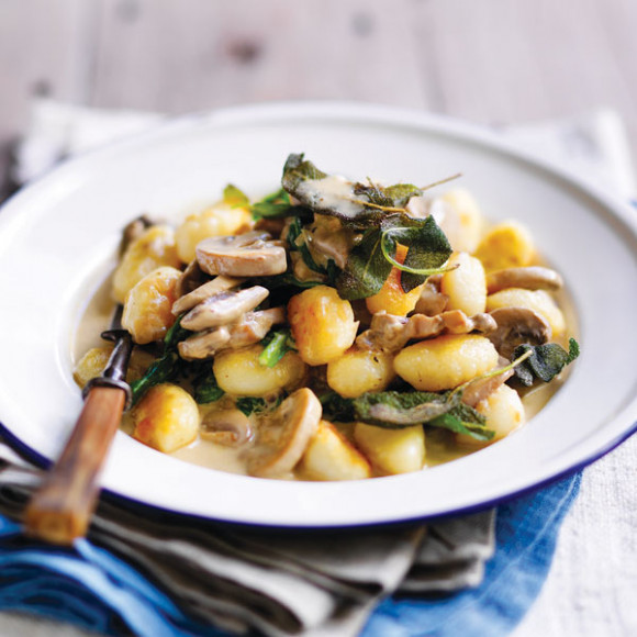 Gnocchi with Mushroom Sauce recipe