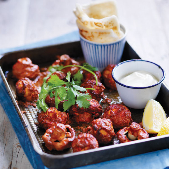 Tandoori Roasted Mushrooms