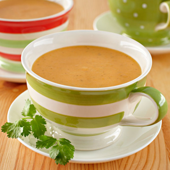 Spiced Sweet Potato and Apple Soup