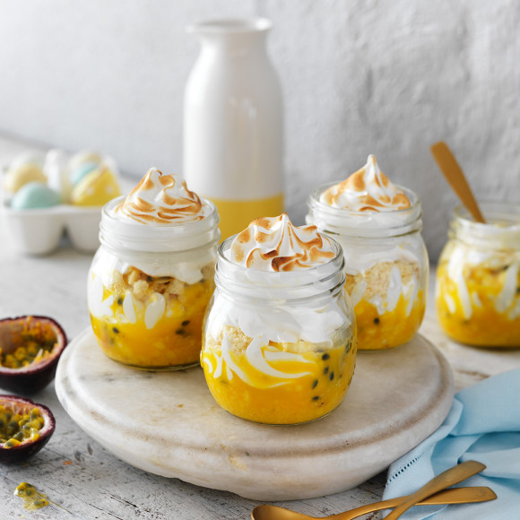 Passionfruit Curd and Meringue recipe