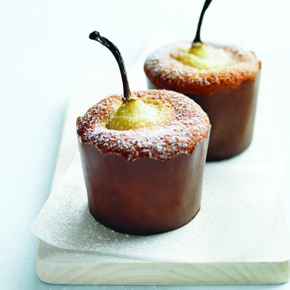Pear and Vanilla Cakes