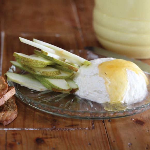 Ricotta, Honey and Pears