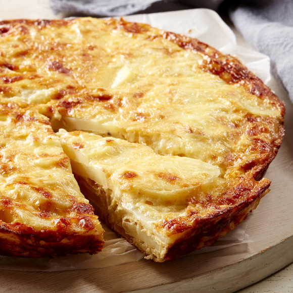 Potato, Mozzarella and Caramelised Onion Frittata