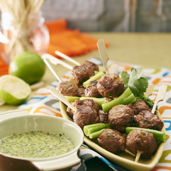 Pork Balls With Nam Jim