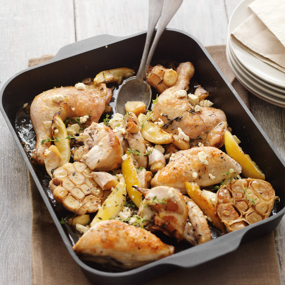 Roast Lemon and Garlic Chicken recipe