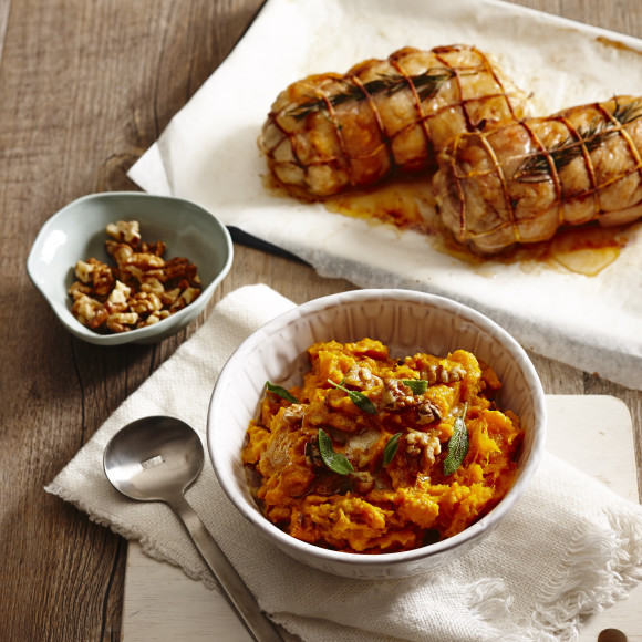 Roasted Pumpkin and Walnut Mash Recipe