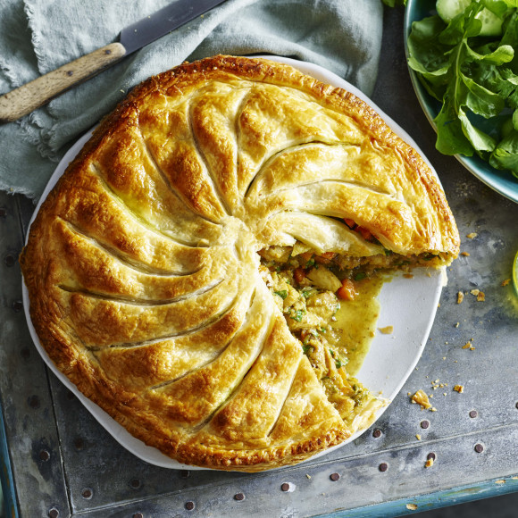 Rustic Moroccan Chicken Pie