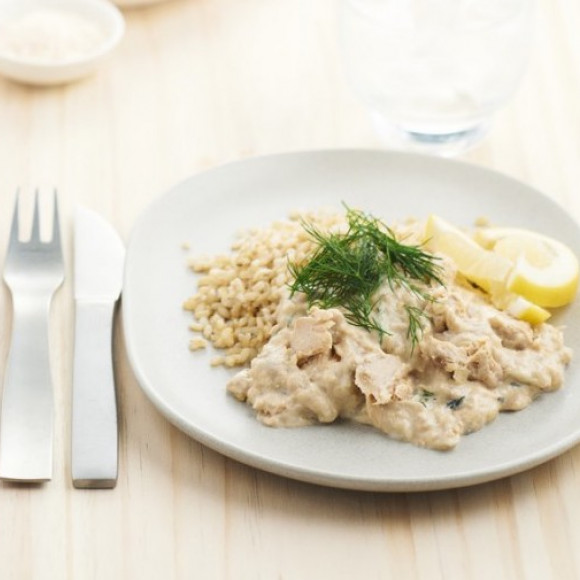 Salmon and Dill Mornay Vitasoy recipe