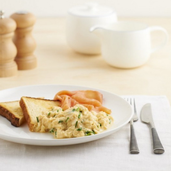 Scrambled Eggs With Smoked Salmon Vitasoy