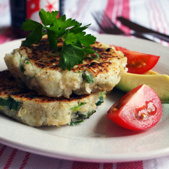 Soft Quinoa Hashbrowns