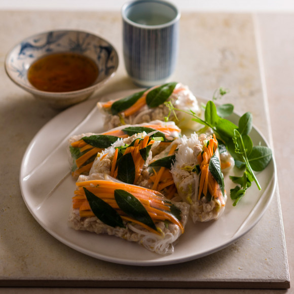 Turkey Rice Paper Rolls