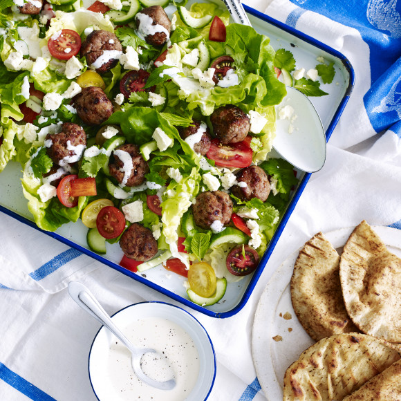 Turkey Meatball Salad recipe