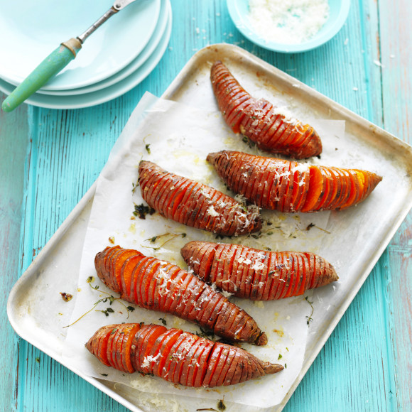 Hasselback Sweet Potatoes