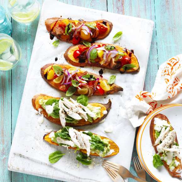 Sweet Potato Toast toppers