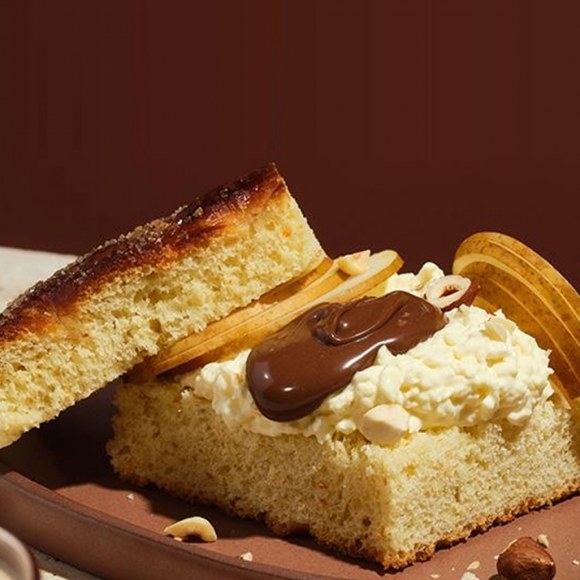 Sweet Focaccia with Nutella