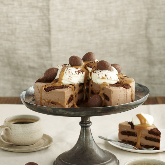 No-bake Chocolate Ripple Caramello Cheesecake Recipe