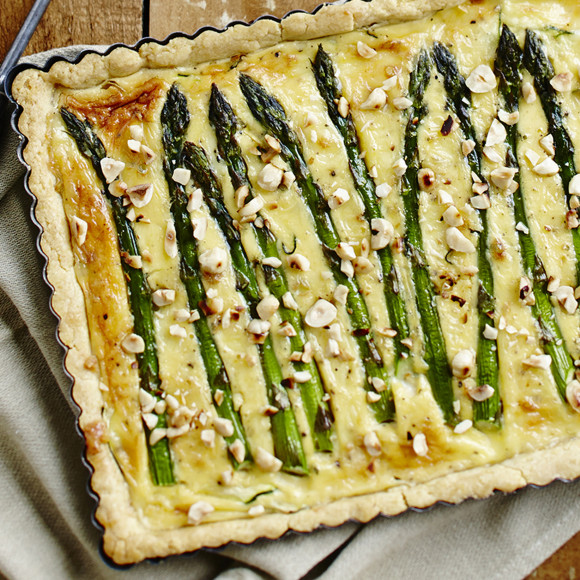 Tilsit, Asparagus and Tarragon Tart Recipe