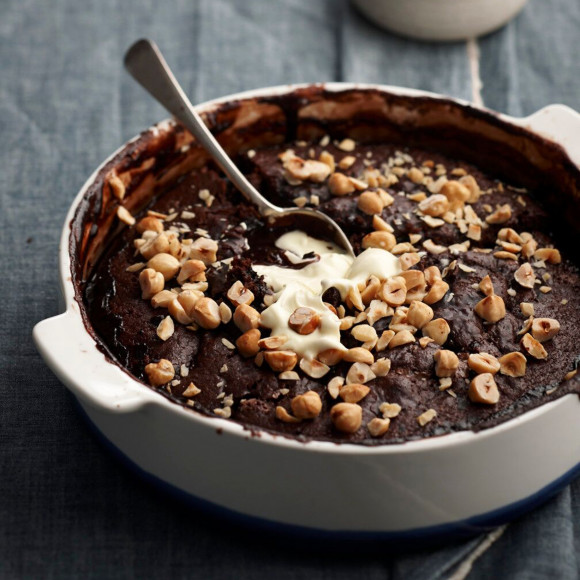 Chocolate Hazelnut Self Saucing Pudding