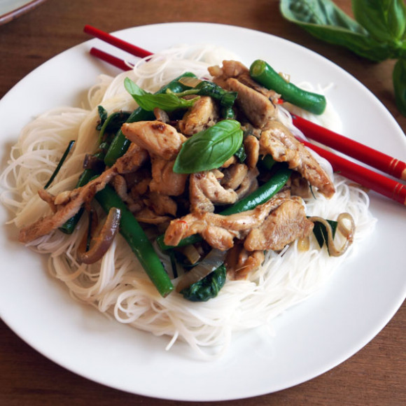 Chilli and Basil Chicken Stir Fry