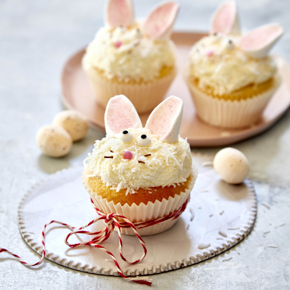 Cute and Easy Easter Bunny Cupcakes recipe