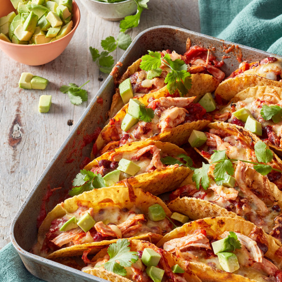 Mexican baked Chicken Tacos recipe