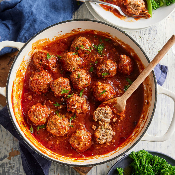 Porcupine Meatballs in Tomato Soup