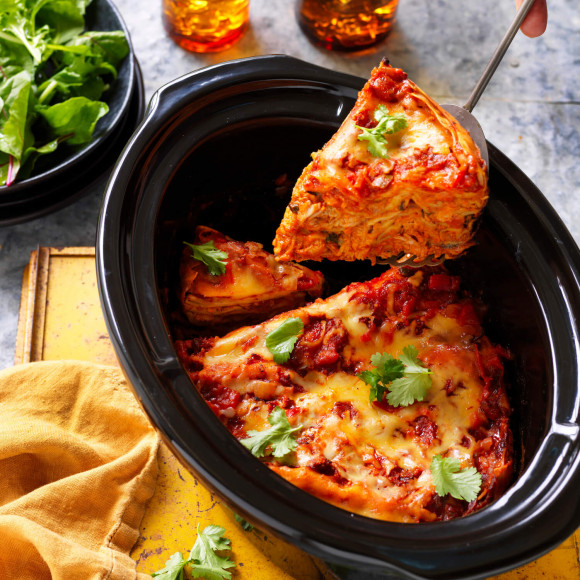 Butter Chicken Lasagna - Slow cooker Butter Chicken Lasagne