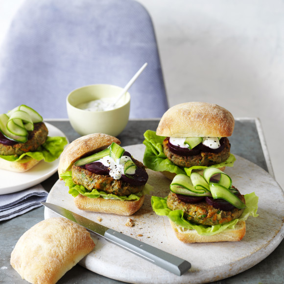 Mushroom Vegetarian Burgers