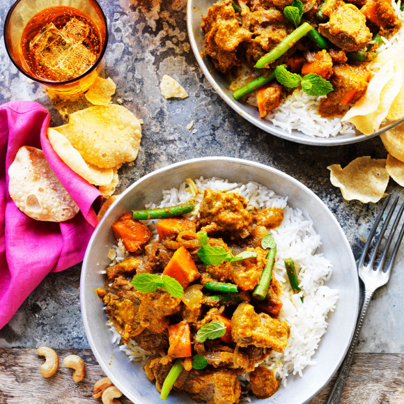 Easy Beef Korma Recipe with Vegetables