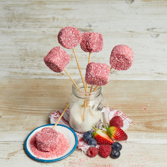 Berries and Cream Fat Bombs