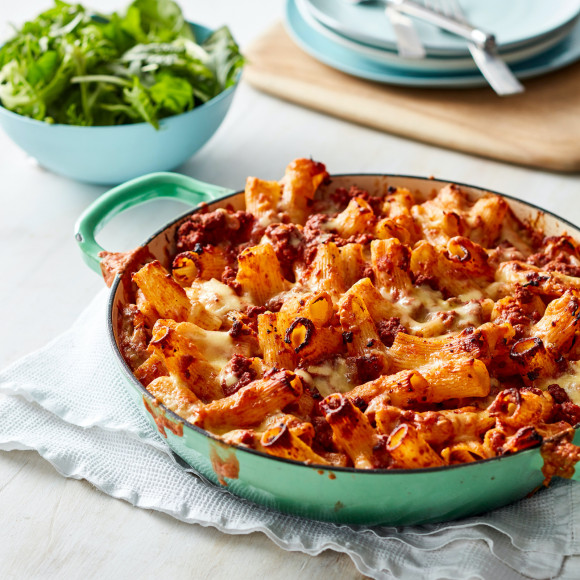 Cheesy Bolognese Pasta Bake Recipe