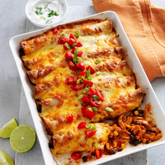 Butter Chicken Enchiladas
