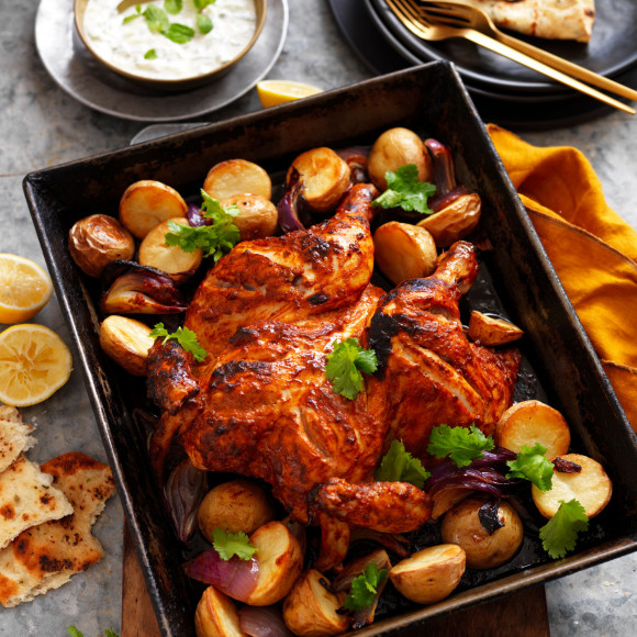 Roasted tandoori chicken recipe
