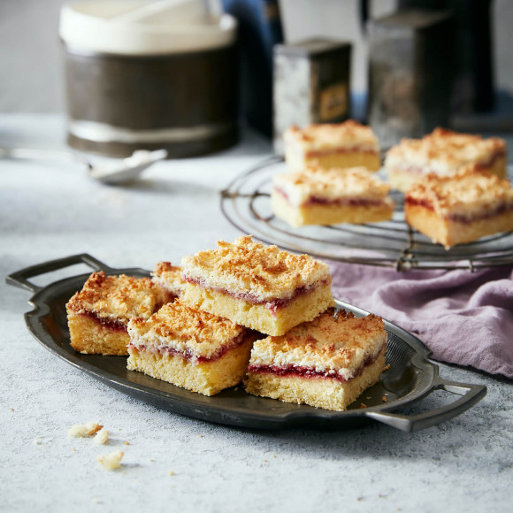 Raspberry Coconut Slice Recipe