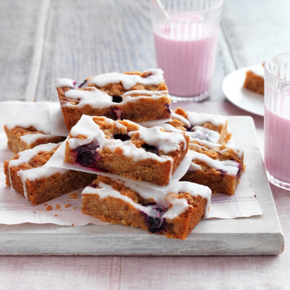 Lemon and Blueberry Weetbix Slice