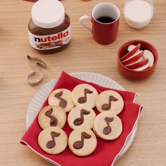 Note Cookies with Nutella®