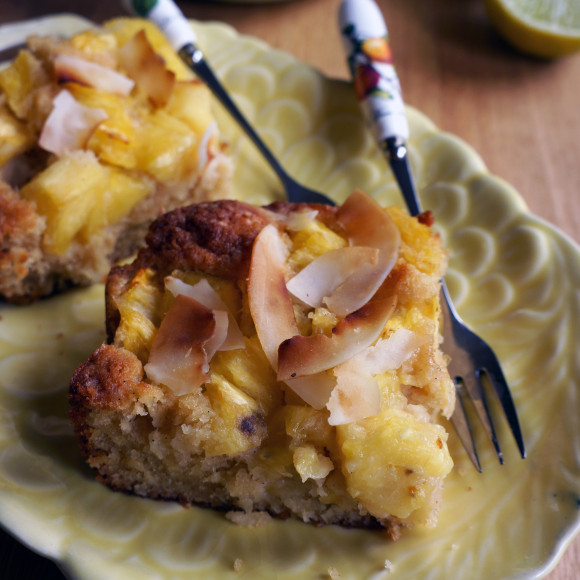 Pineapple and Coconut Slice