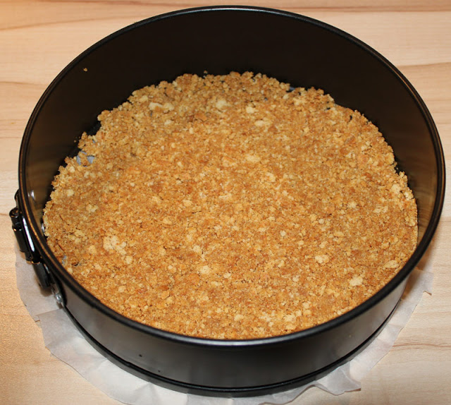 Keksboden in Springform für Cheesecake