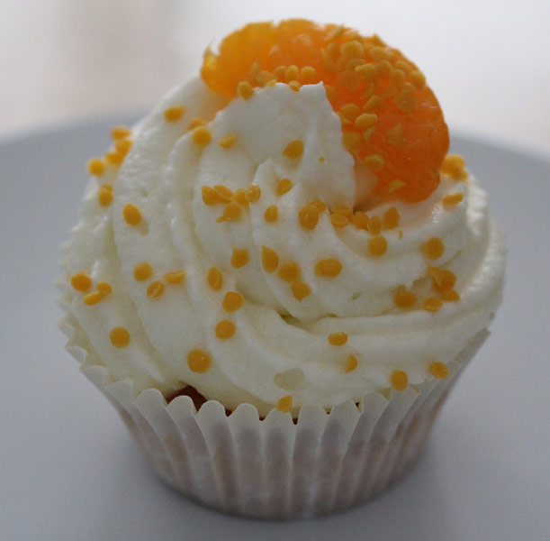 Cupcake aus einer Cupcakes-Backmischung von Dr. Oetker