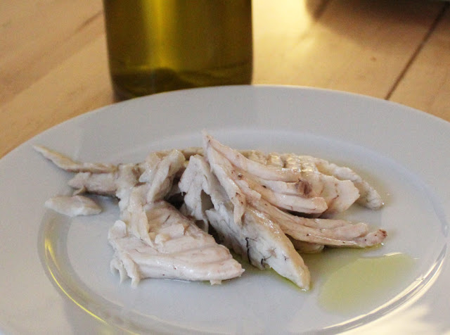 der Fisch aus dem Salz ist buttrig zart