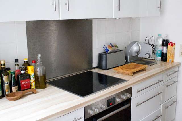 Tag der offenen Küche bei moey's kitchen foodblog - das ist meine Küche Blick auf meinen Herd