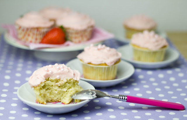 Rhabarber Cupcakes