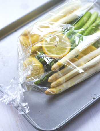 Zweierlei Spargel aus dem Ofen | Spargel im Bratschlauch | moeyskitchen.com